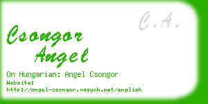 csongor angel business card